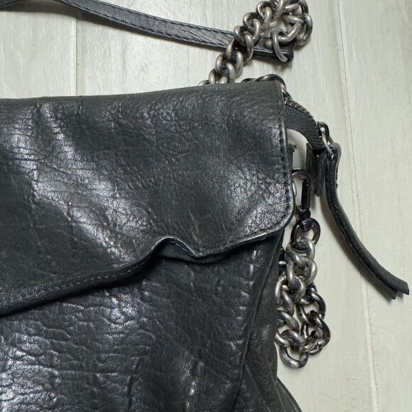 Maxon Collection Black Leather Crossbody Bag - Picture 3 of 7
